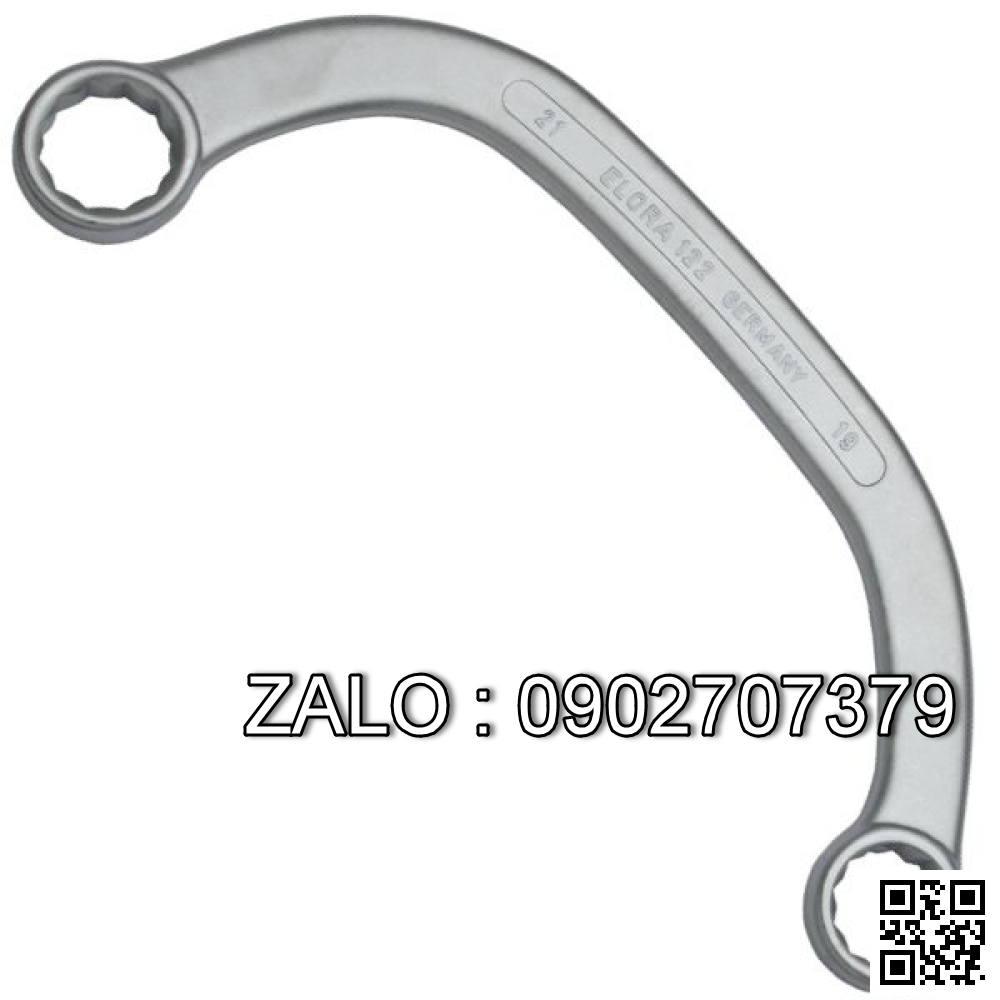 Cờ lê vòng bán nguyệt loại dài TOPTUL 19x22mm Mạ Crôm bóng AAAC1922