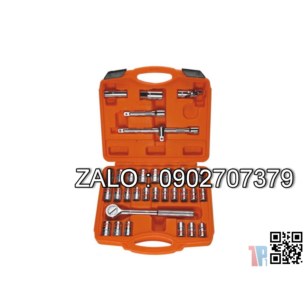 Bộ tuýp Asaki 32 chi tiết 1/2 Mạ crom
bóng AK-0156