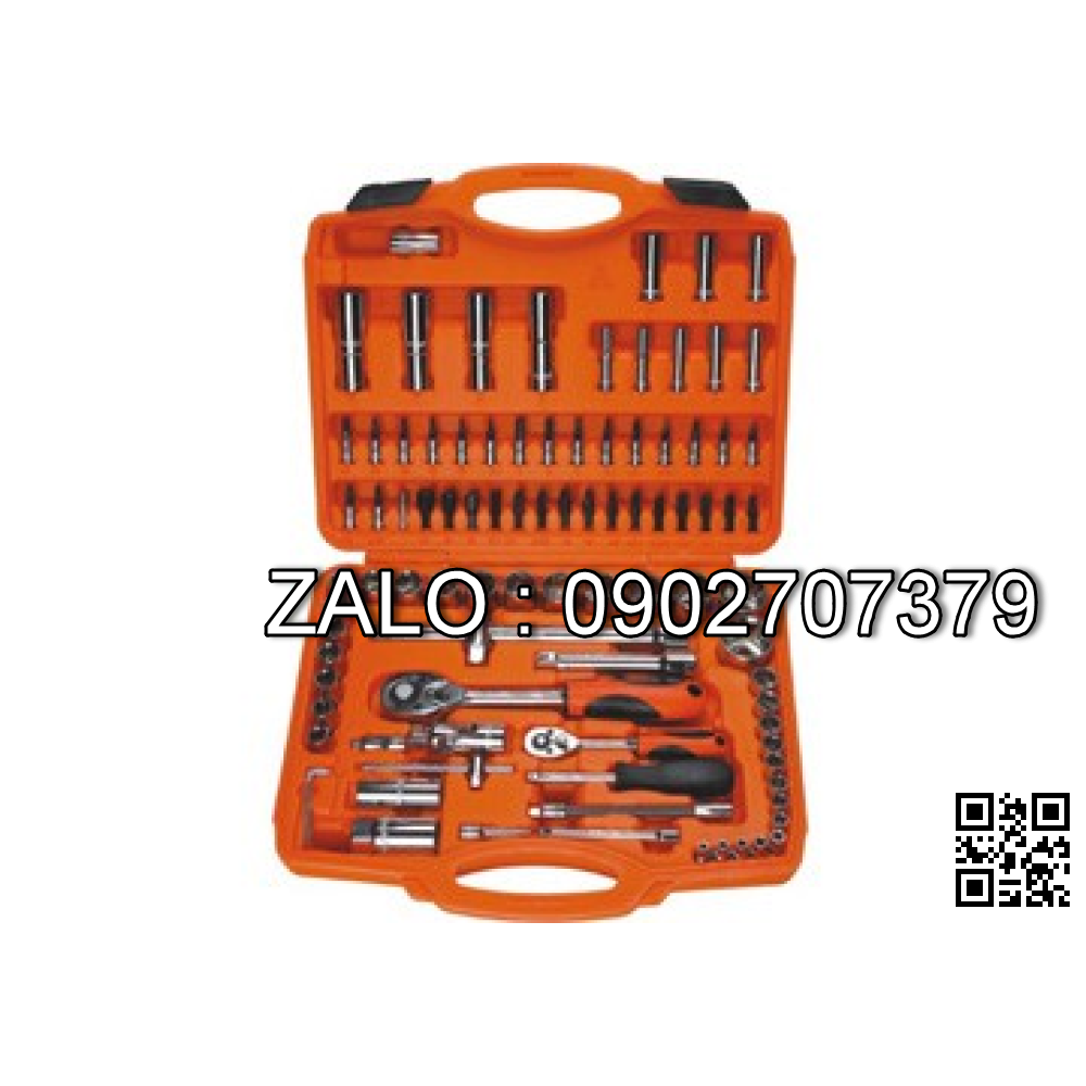 Bộ tuýp Asaki 61 chi tiết 3/8 Mạ crom
bóng AK-9753