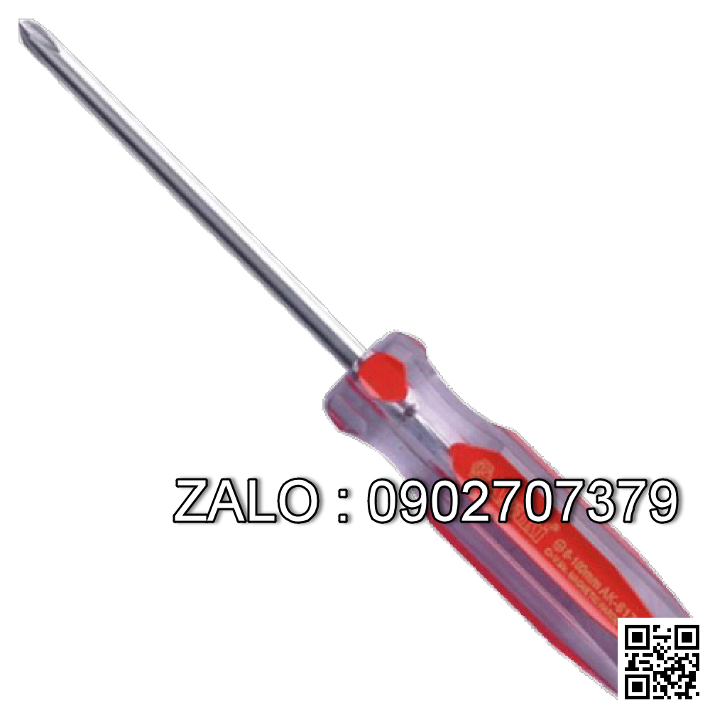 Tuốc nơ vít Asaki cán nhựa sọc 4 cạnh 5x150 AK-7128