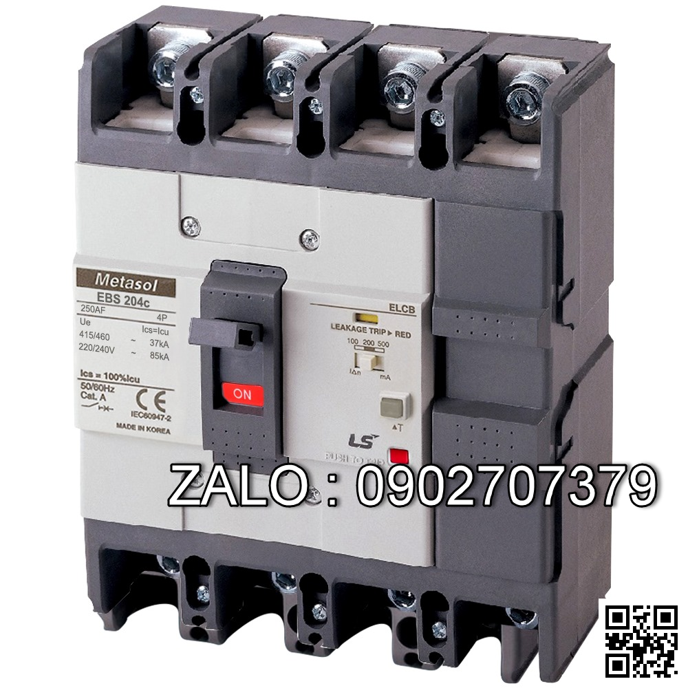 RCCB & ELCB LS 4 Cực 37 KA 125 A - EBS204c125