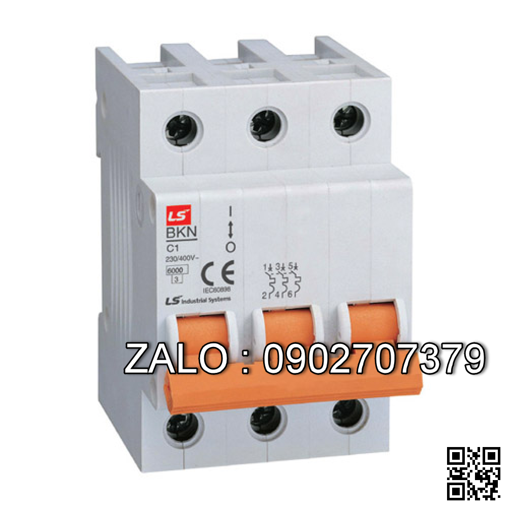 MCB LS 3 Cực 6 KA 40 A BKN-3P640