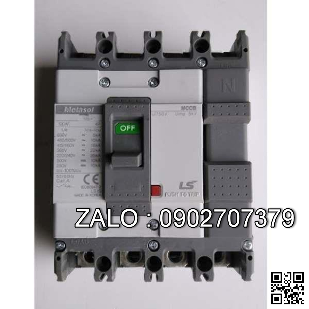 MCCB LS Metasol 3 Cực 42 KA 250 A ABN403c250