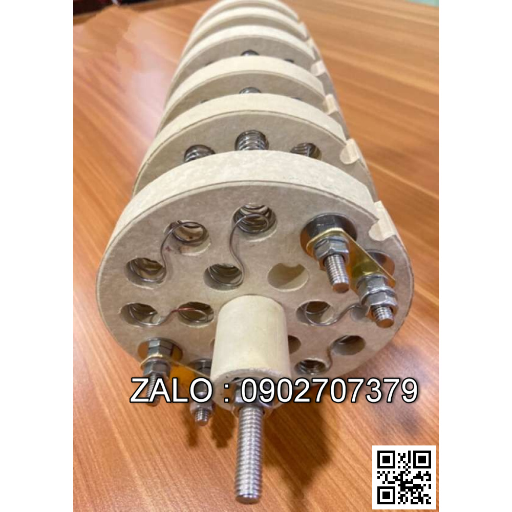 Sứ chèn điện trở zic zac trong lò NOF, phi 20 x phi 50 x 40mm