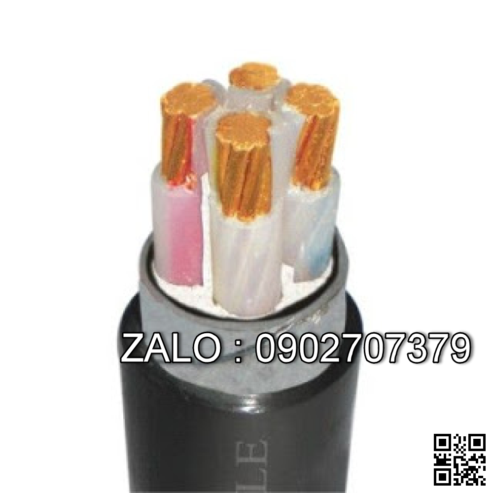 Cáp điện lực hạ thế có giáp bảo vệ - TCVN 5935 (1 lõi, ruột đồng, cách điện XLPE, giáp bằng nhôm bảo vệ) CXV/DATA-400 (1x61/2.9) -0,6/1kV