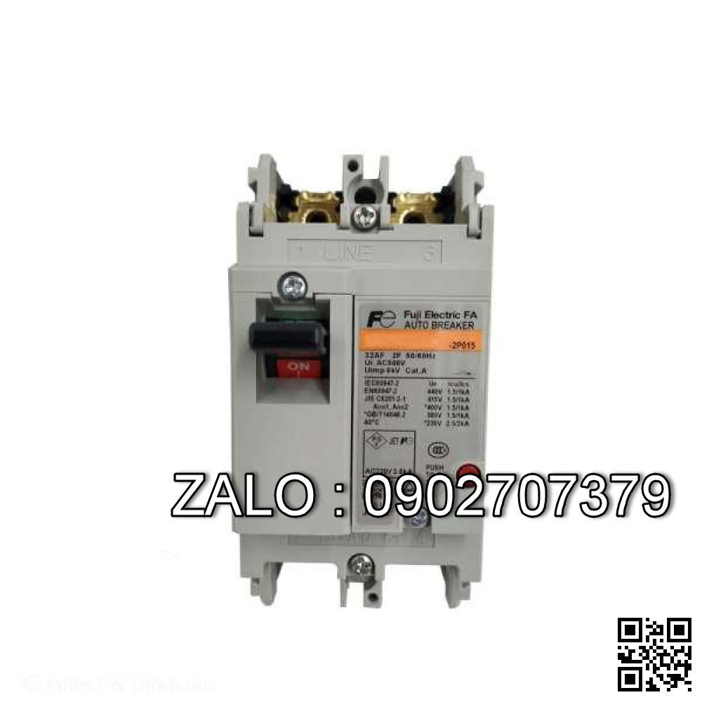 MCCB Fuji BW160EAG-2P 125A 36kA