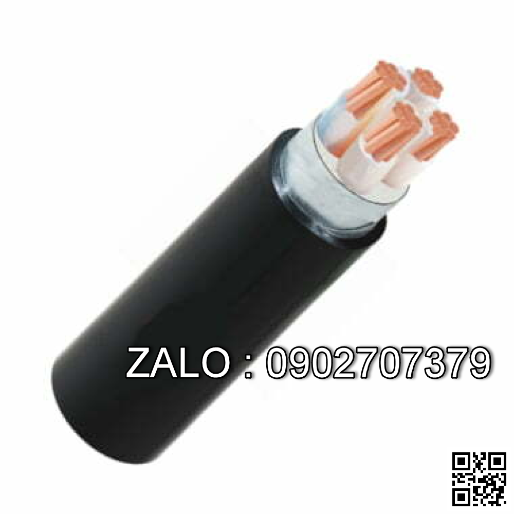 Cáp điện lực hạ thế (4 lõi, ruột đồng, cách điện XLPE, vỏ PVC) CXV-4x325 (4x61/2.6) -0,6/1kV