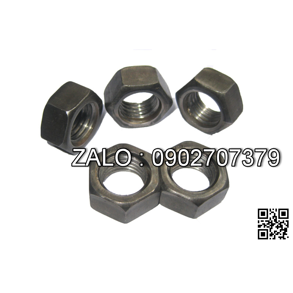 Đai ốc thường Thép 8 Mạ M6 - 50Chiếc/Gói