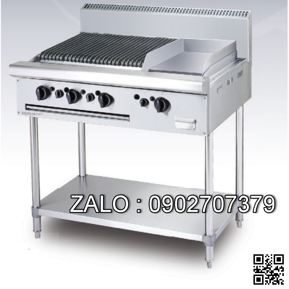 BẾP NƯỚNG CHIÊN BỀ MẶT DÙNG GAS CB 3B GG1B-FS