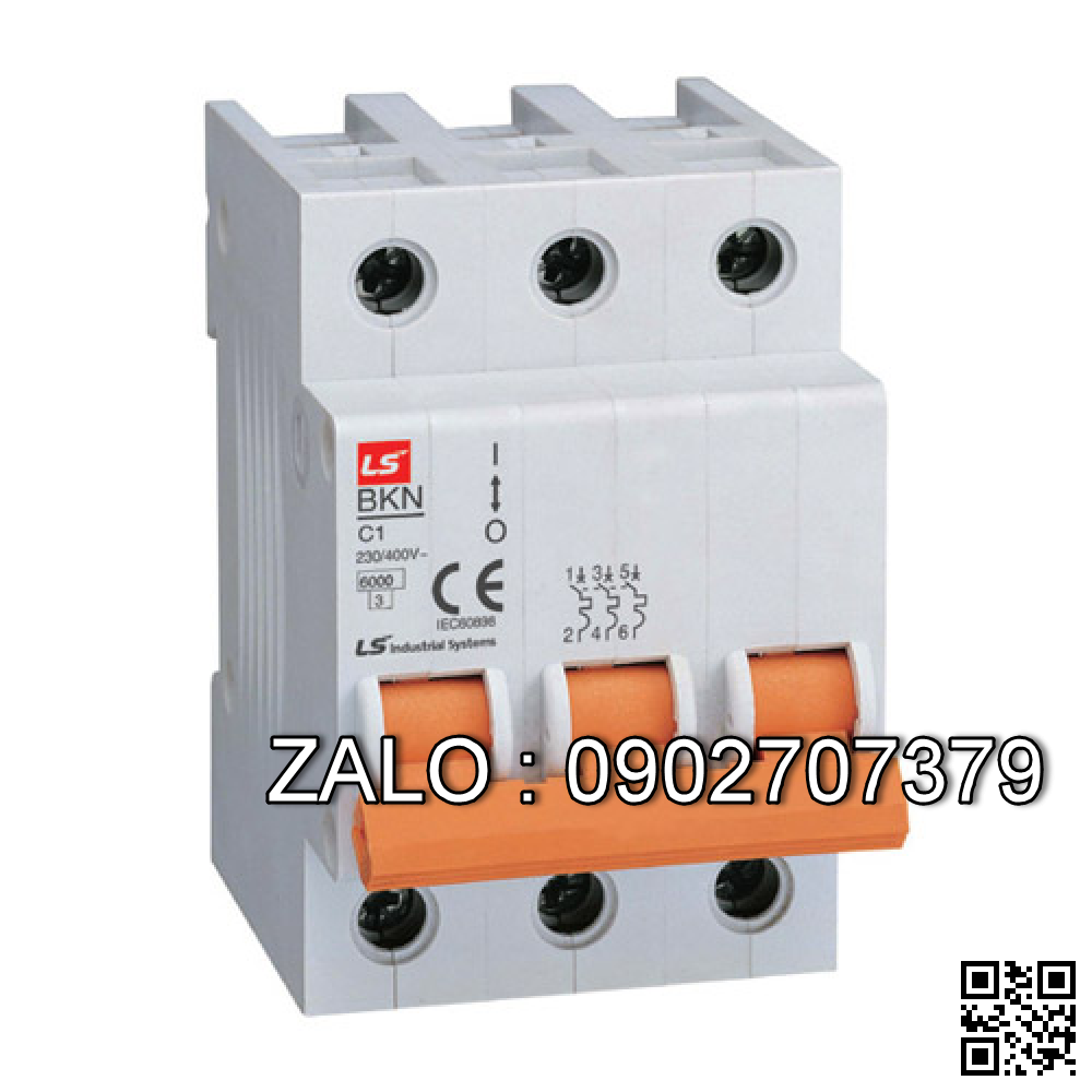 MCB LS 3 Cực 10 KA 80 A BKN-H-3P680