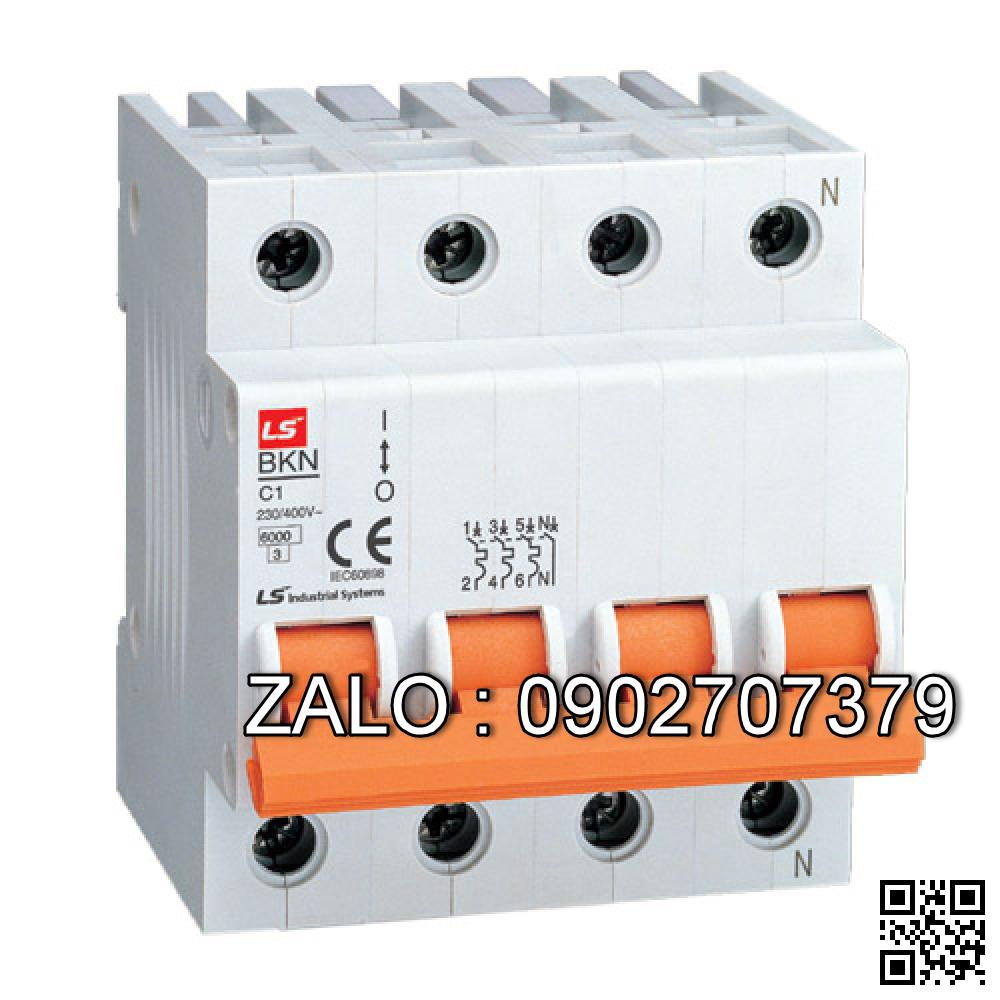 MCB LS 4 Cực 6 KA 32 A BKN-4P632