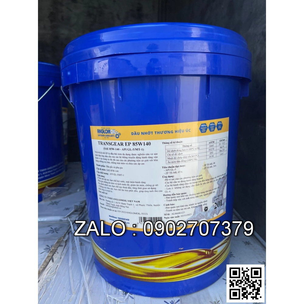 DẦU HỘP SỐ TRUYỀN ĐỘNG PV TRANSMISSION 140