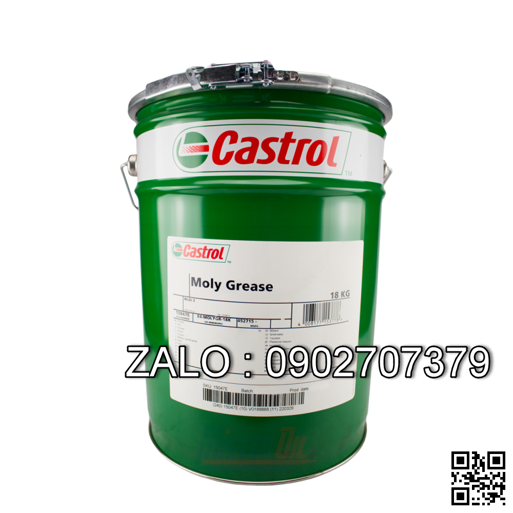 Mỡ bôi trơn công nghiệp Castrol Moly Grease