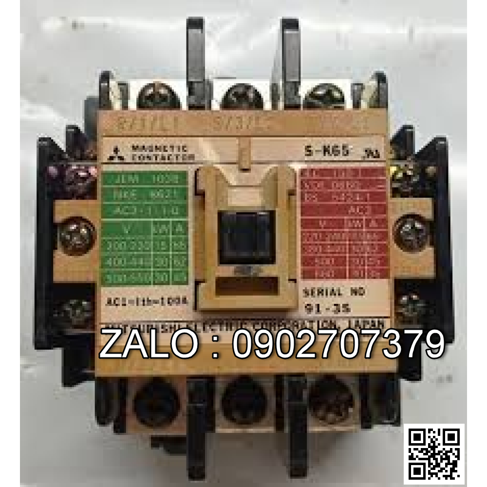 Khởi động từ 3 pha Mitsubishi S-K65