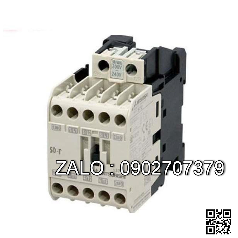 Contactor Mitsubishi SD-T80 80A 45kW DC24V 3P