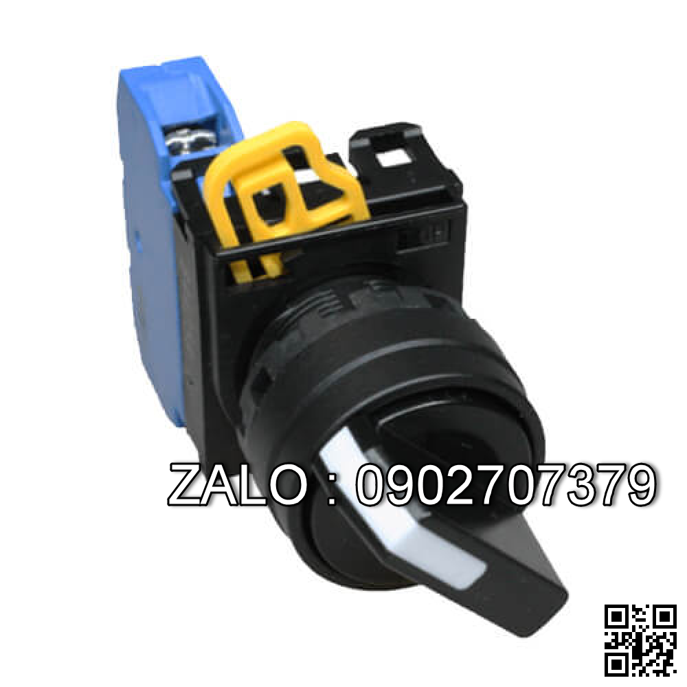 Công tắc xoay 2 vị trí tự trả, 2NO, phi 22
