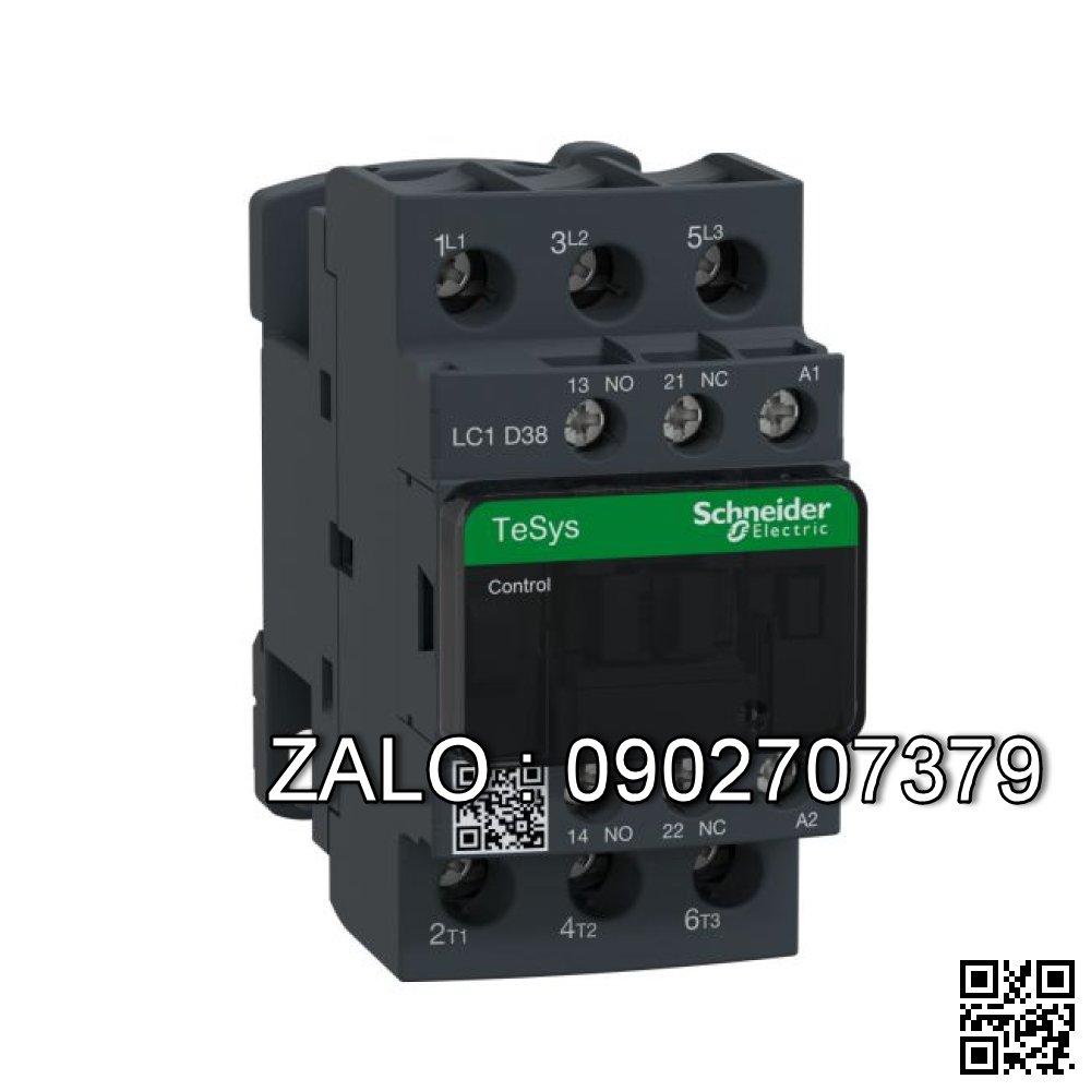 Contactor LC1D38E7, 3P - 38A