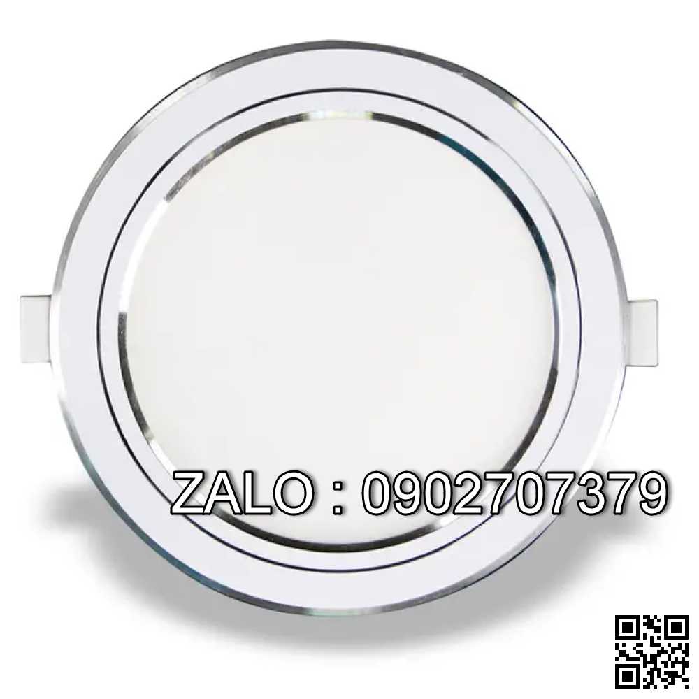 Đèn LED Downlight Nanoco siêu mỏng viền bạc - IP20 NSD12CS135