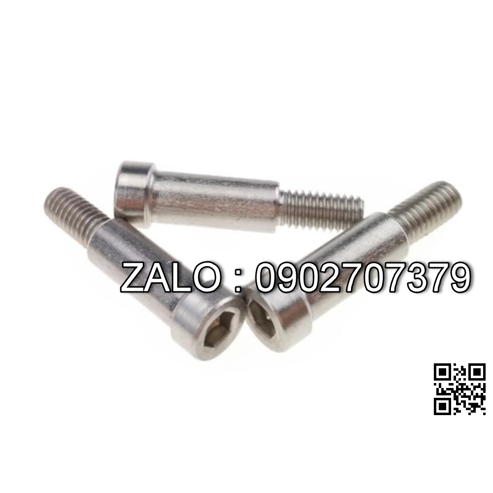 Bulong lục giác chìm đầu dẹt ren lửng mạ kẽm M3x45