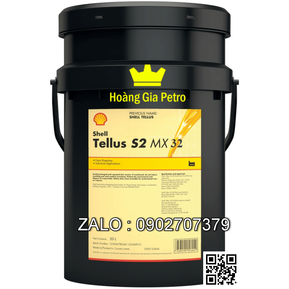 Dầu Thủy Lực Shell Tellus S2 MX 32