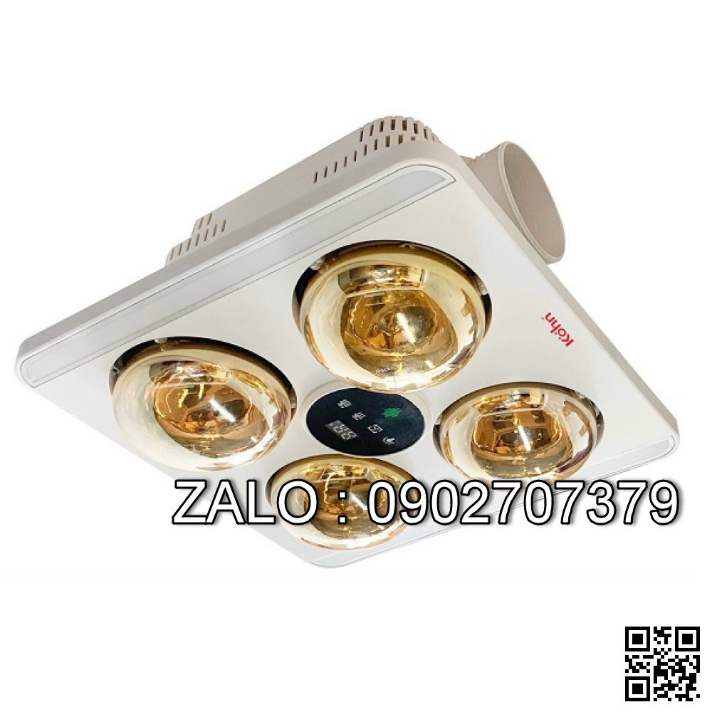 Đèn sưởi nhà tắm BRAUN loại 4 bóng