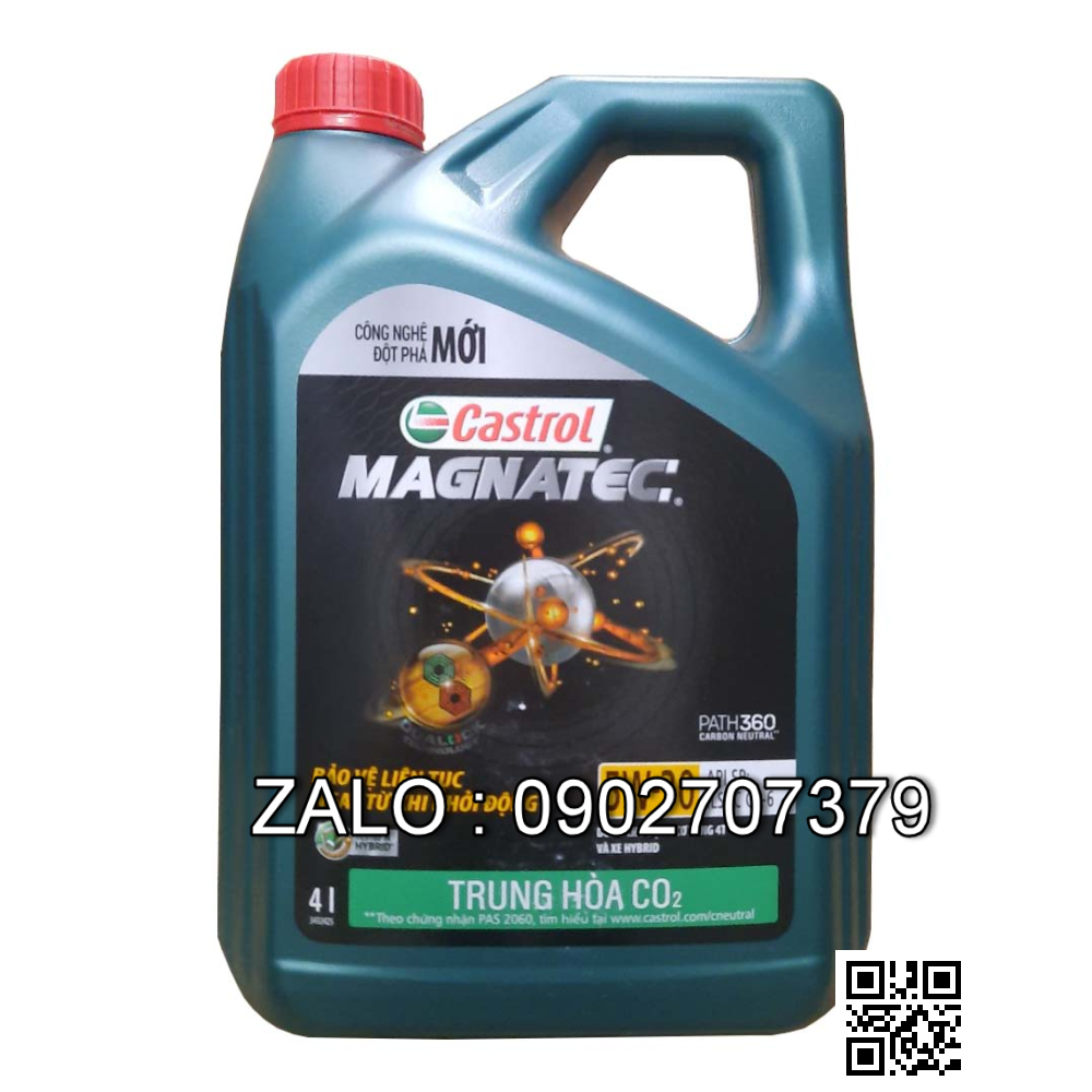 Dầu nhớt cho động cơ ô tô Castrol Magnatec, SAE 5W-30, SP, (Can 4 lít)