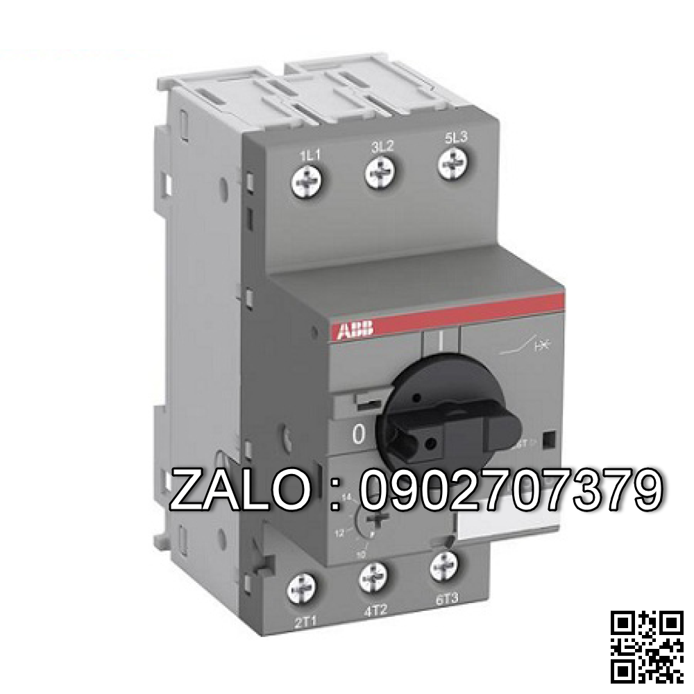 CB bảo vệ động cơ ABB MS116-6.3 (4-6.3A) 2.2kW