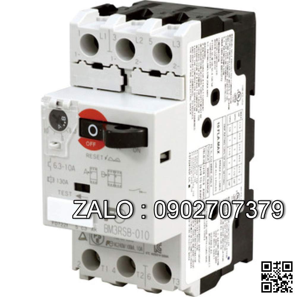CB bảo vệ động cơ Fuji BM3RSB-010 (6-10A) 4kW