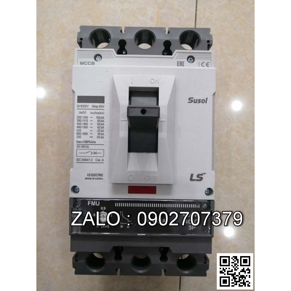 Aptomat MCCB CS2A3 60A Icu 14kA @380V