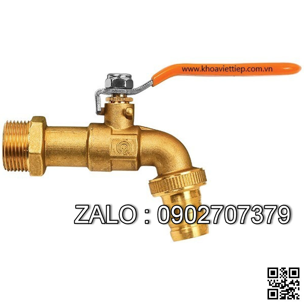 Vòi đồng tay gạt dài 27