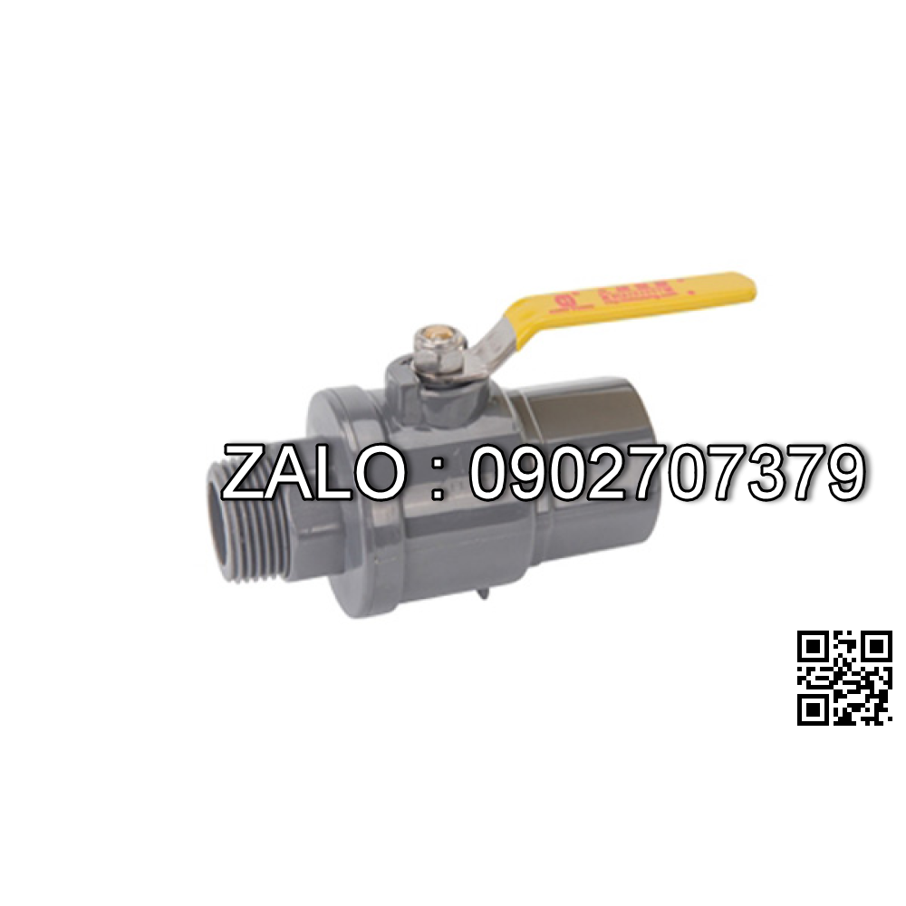 van nhựa bi inox tay gạt phi 21