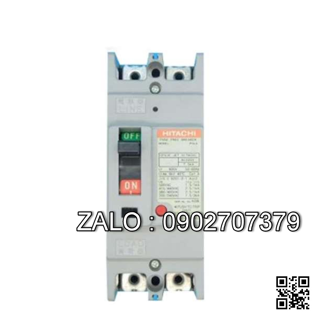 MCCB Hitachi S-60RB-2P 50A 7.5kA(230V) 5kA(400V)