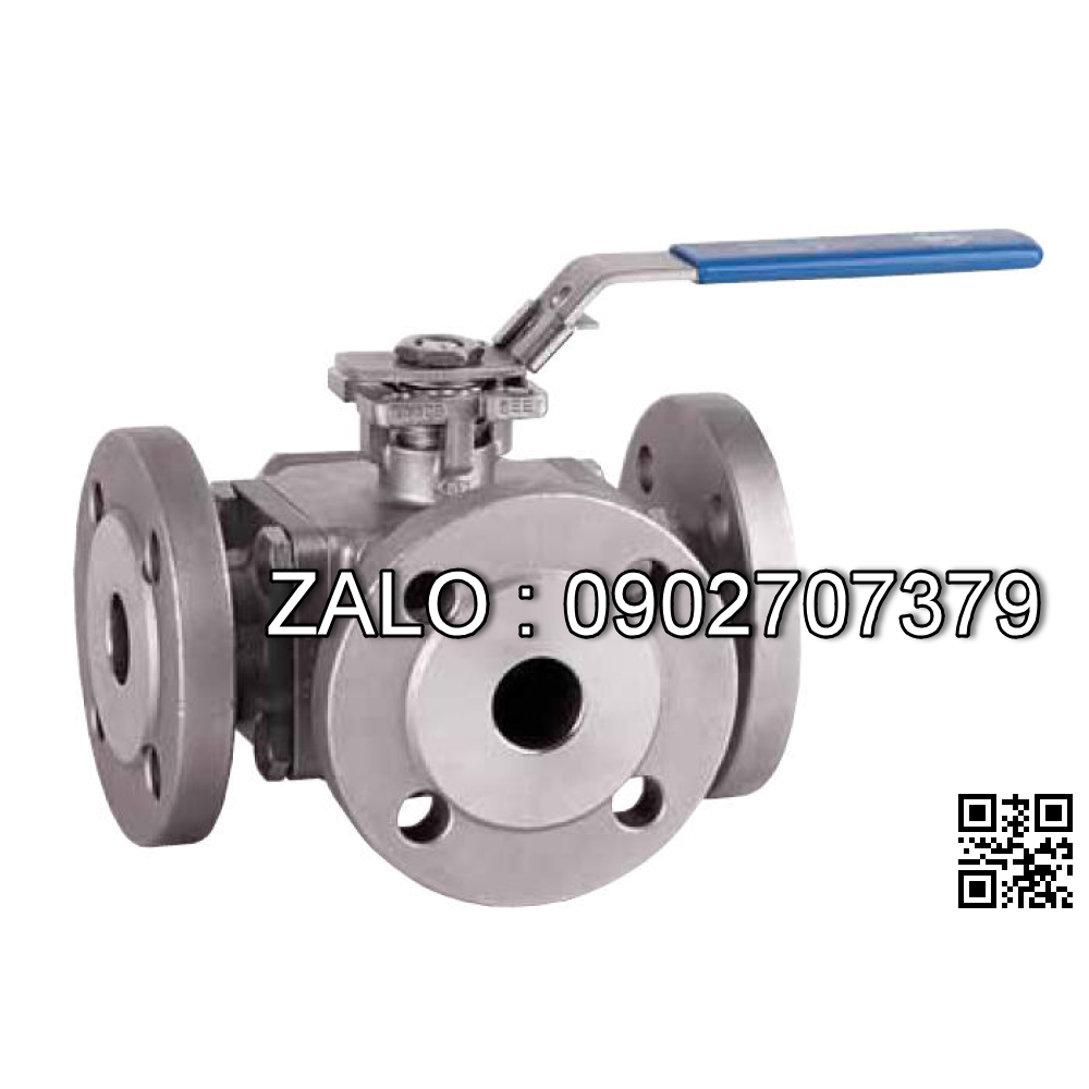 Van cổng inox mặt bích