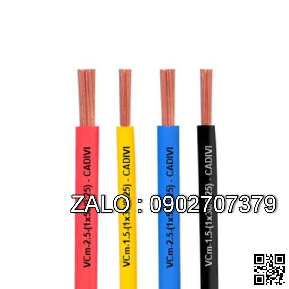 Dây điện bọc nhựa PVC CADIVI 1 lõi VCm-150(37x21/0.5) - 450/750V