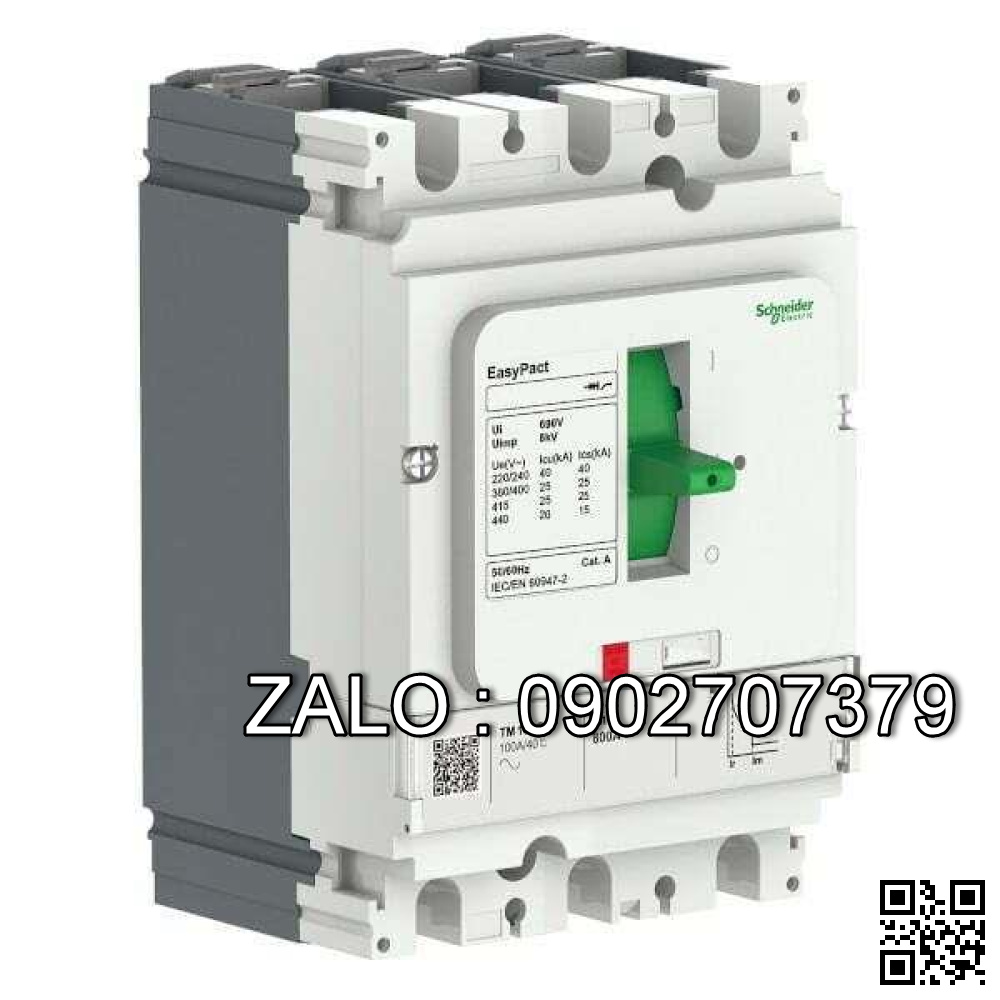 MCCB Schneider EZC100B3020 20A 7.5kA 3P