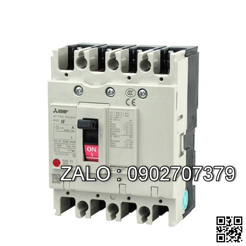 MCCB Mitsubishi NF250-HV 4P 150A 75kA