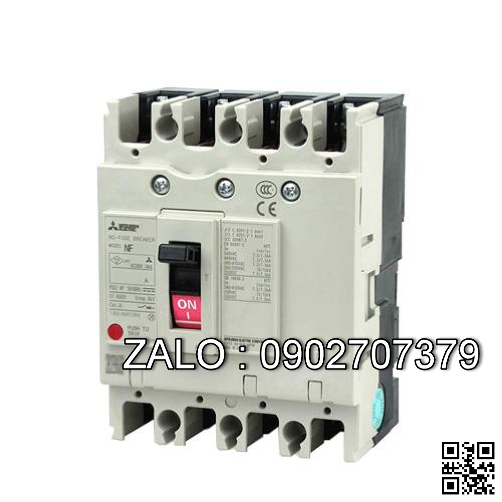 MCCB Mitsubishi NF250-HGV 4P 140-200A 75kA