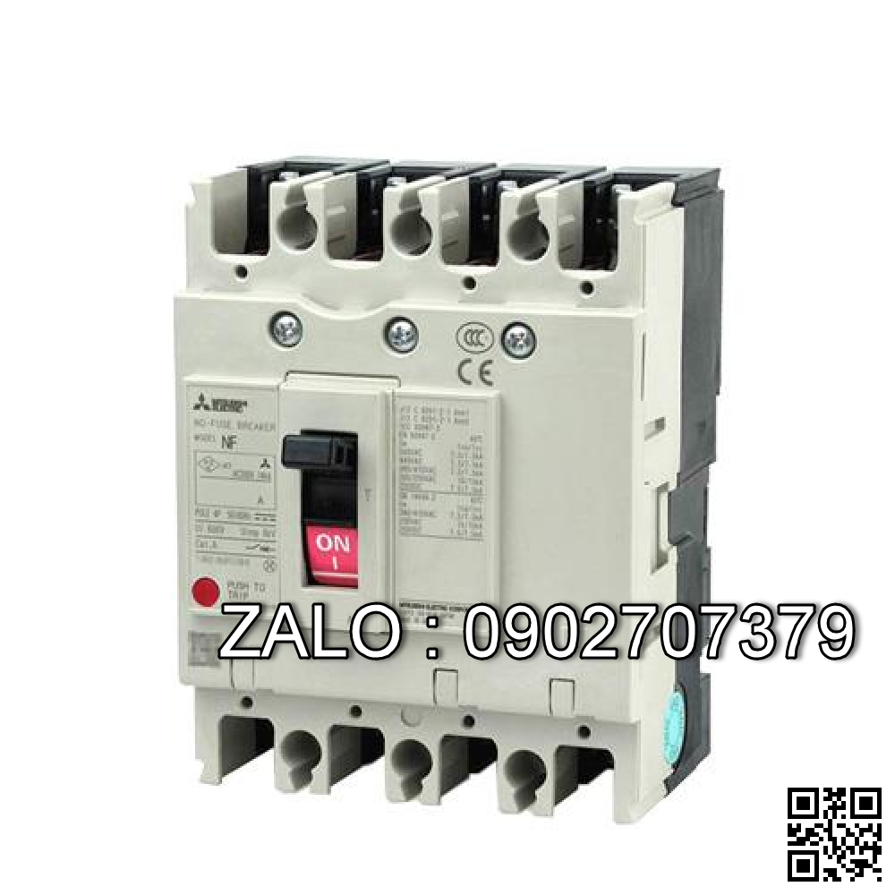 MCCB Mitsubishi NF250-HV 4P 250A 75kA
