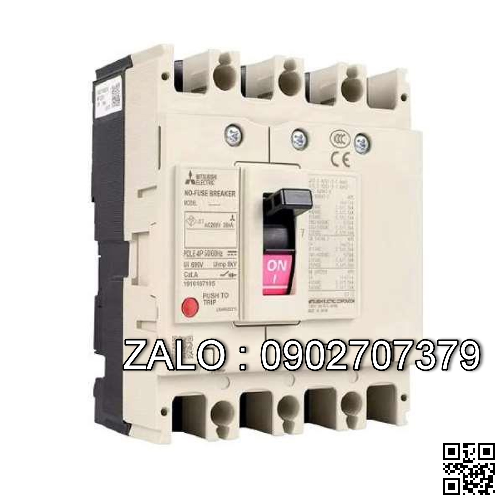 MCCB Mitsubishi NF125-SV 4P 60A 30kA