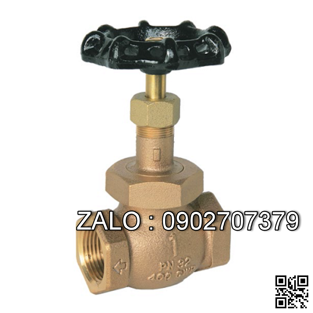 Van cầu ren đồng Kizt DN2-1/2