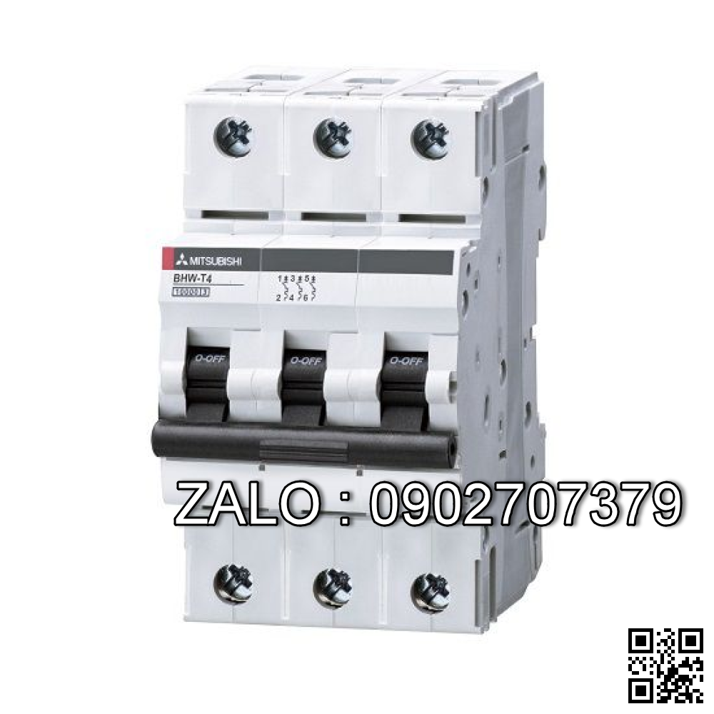 MCB Mitsubishi BHW-T4 3P C50 4.5kA
