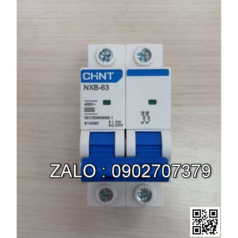 MCB Chint NXB-63 2A 6KA 2P