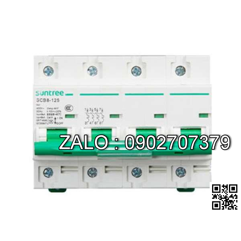 MCB Suntree SCB8-63 63A 10kA 4P