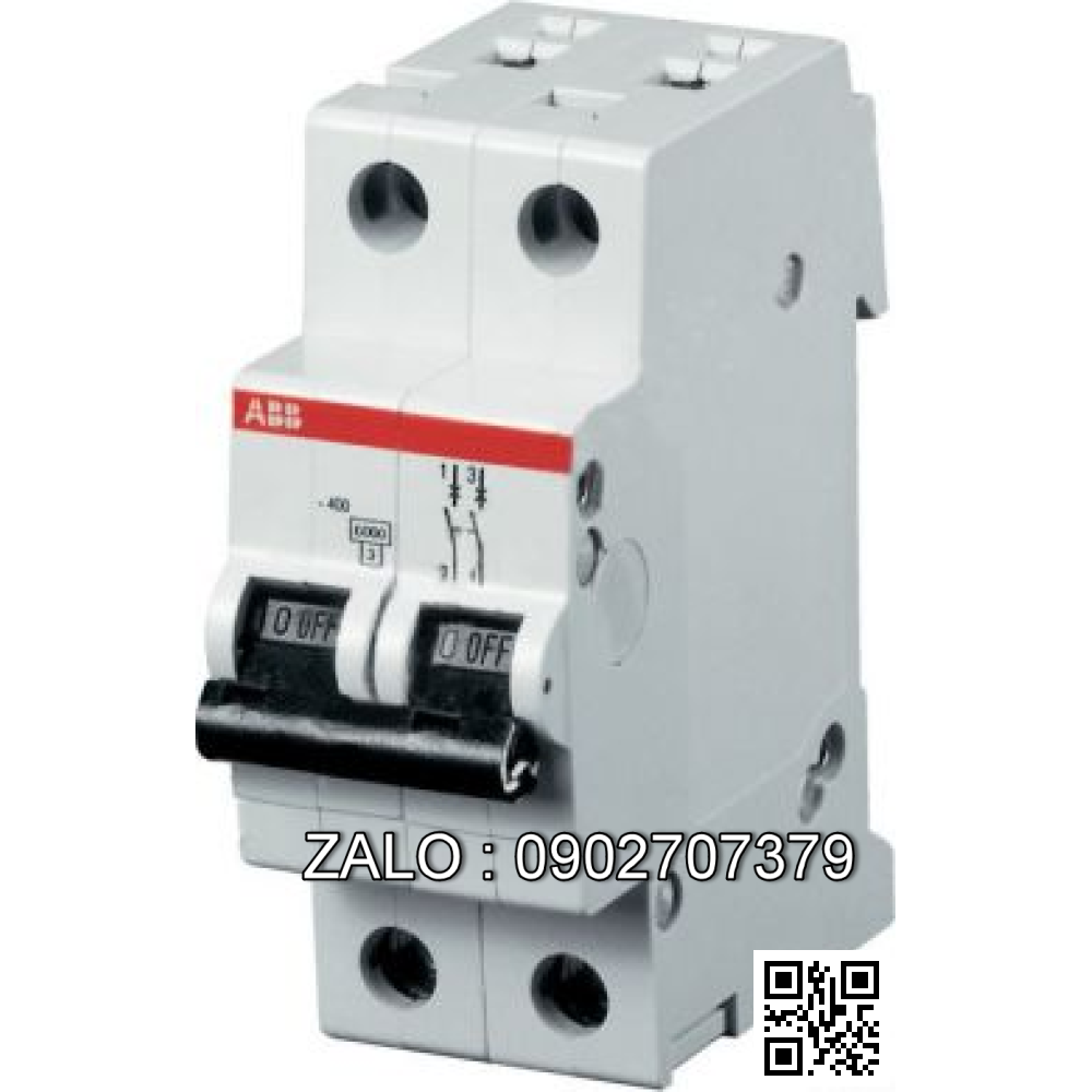 MCB ABB SH202L-C25 4.5KA 25A 2P
