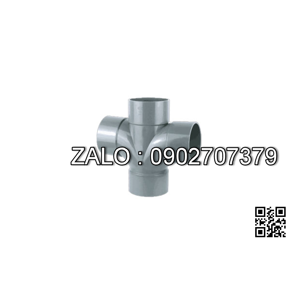 Chữ thập công 90 nhựa phi 140 STROMAN