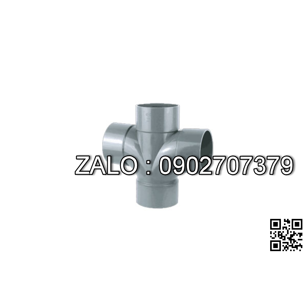 Chữ thập công 90 nhựa phi 34 Đạt Hòa