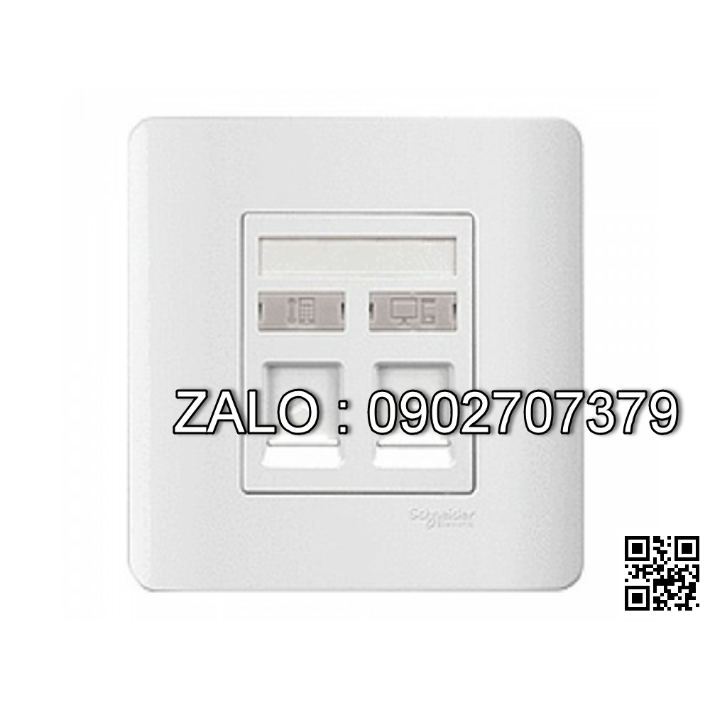 Bộ 2 ổ cắm điện thoại Clipsal / Schneider E8432TDRJS_6_G19
