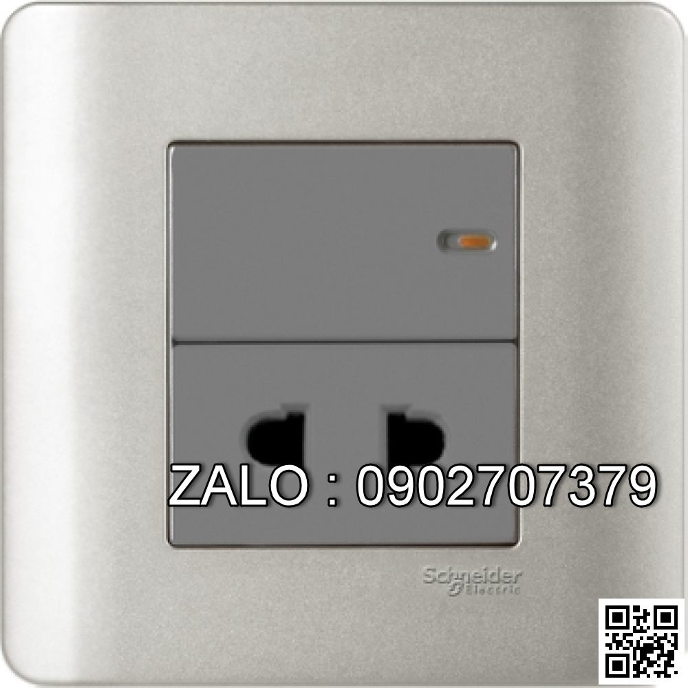 Ổ cắm đơn 2 chấu Clipsal / Schneider E8415U_SA_G19