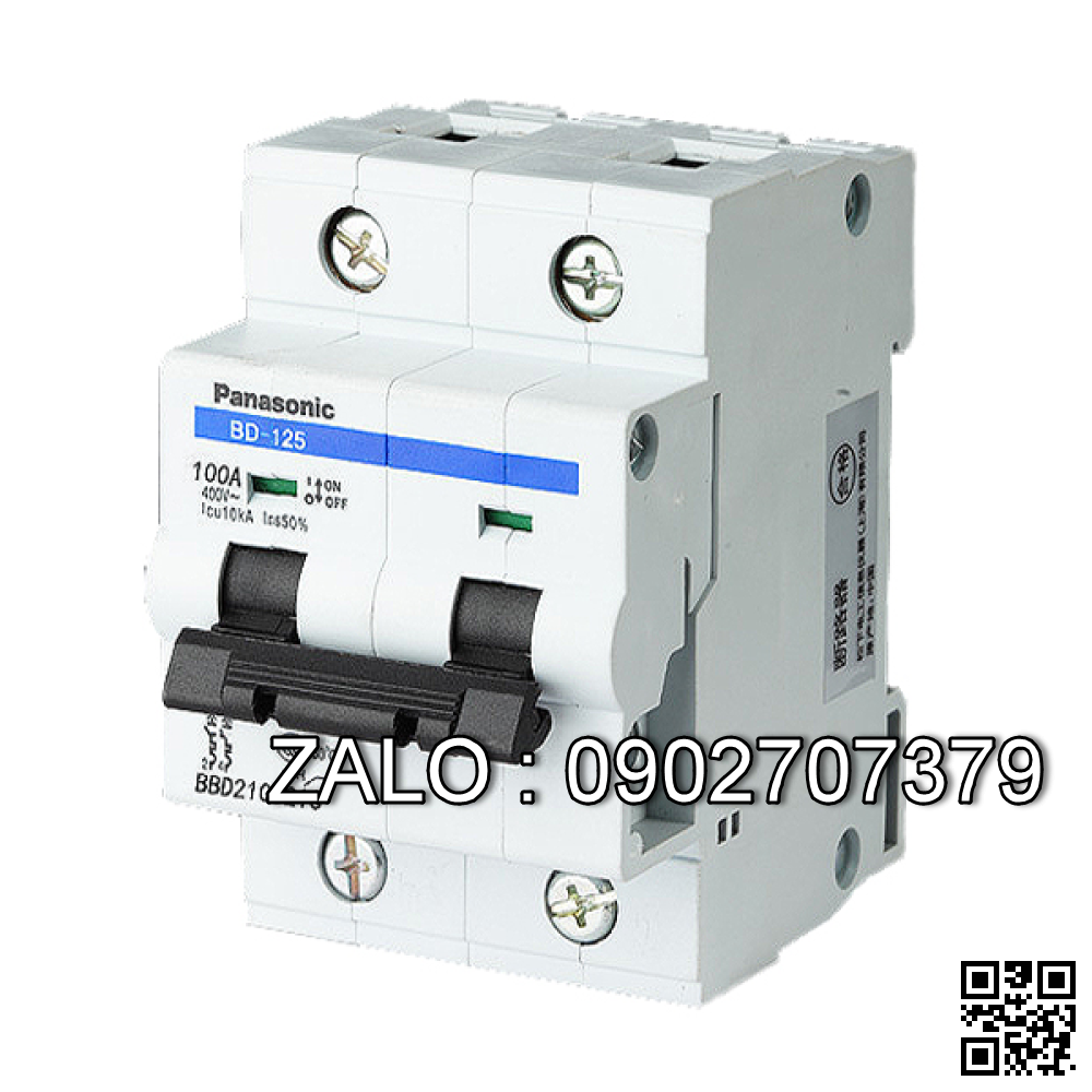 Cầu dao tự động MCB Curve D, 3P - 100A
