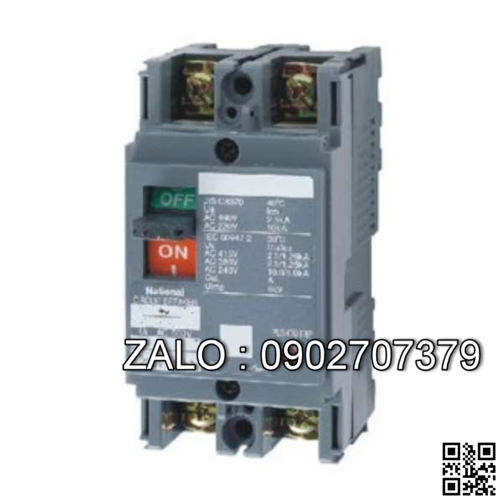 Cầu dao tổng MCCB 2P 100A Panasonic BBW2100SKY